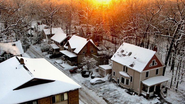 Winter in Ann Arbor photograph