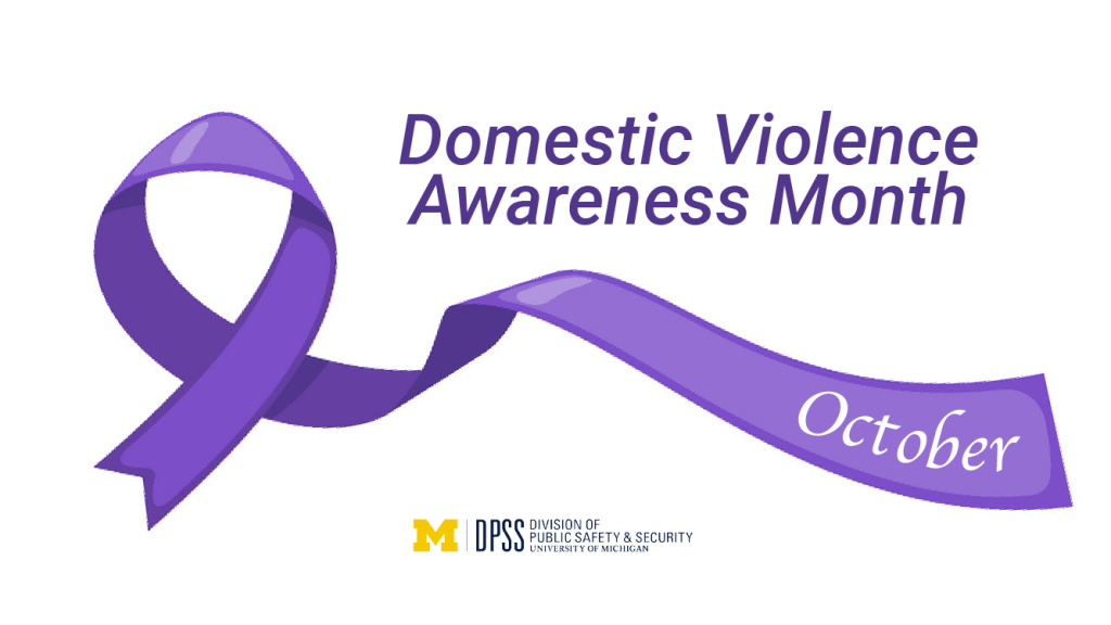 October is Domestic Violence Awareness Month