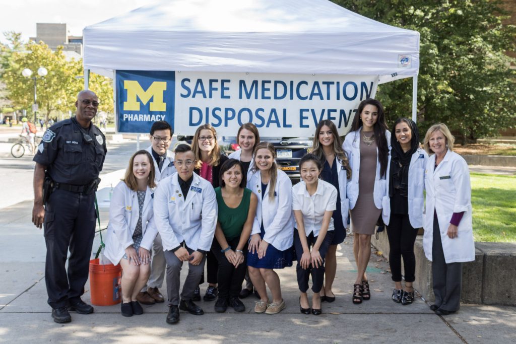 Partnering with the U-M School of Pharmacy for a Safe Medication Disposal Event