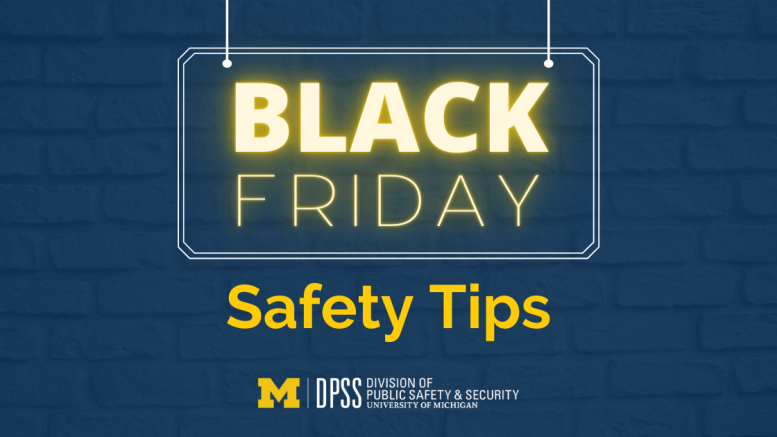 Black Friday Safety Tips Graphic