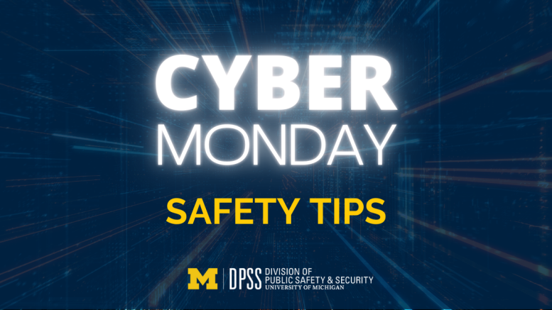 Cyber Monday Safety Tips Graphic