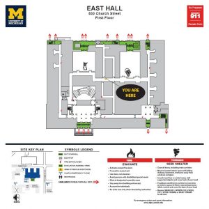 East Hall Emergency Map