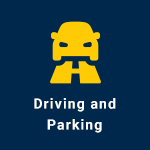 driving and parking icon