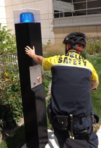 Officer at Telephone Receiver