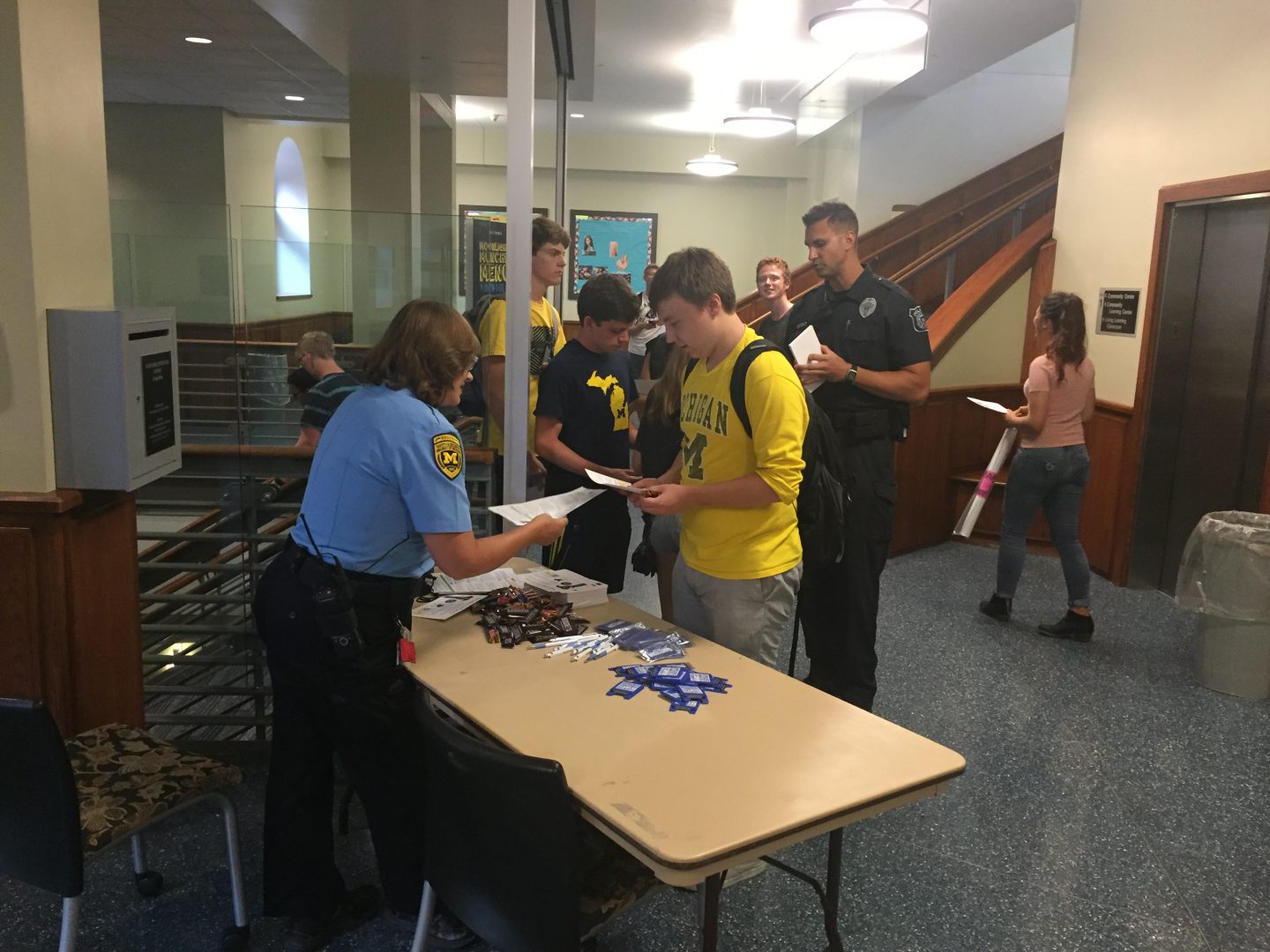 Housing Security Officer Lisa Clark at Mosher Jordan