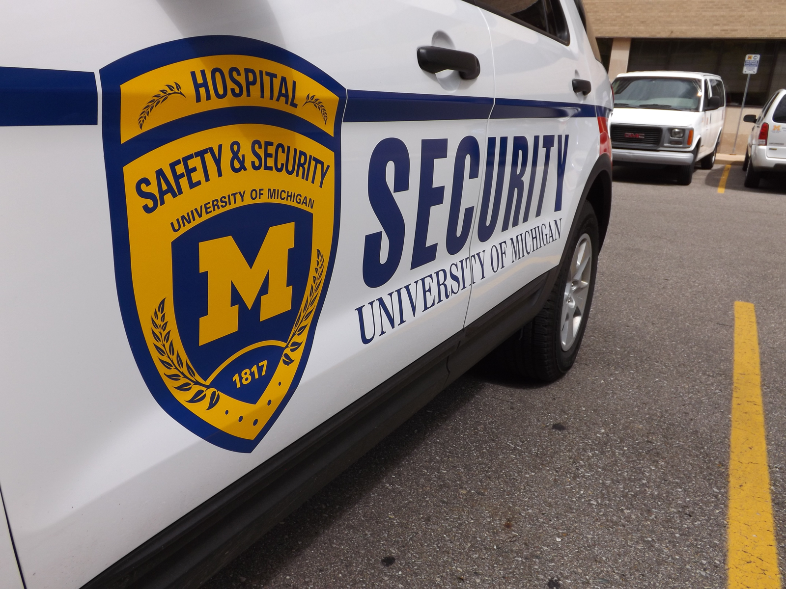 Michigan Medicine Security patrol vehicle decals