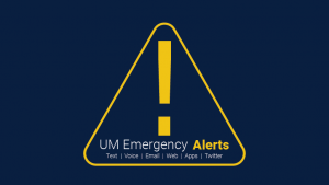 um-emergency alert