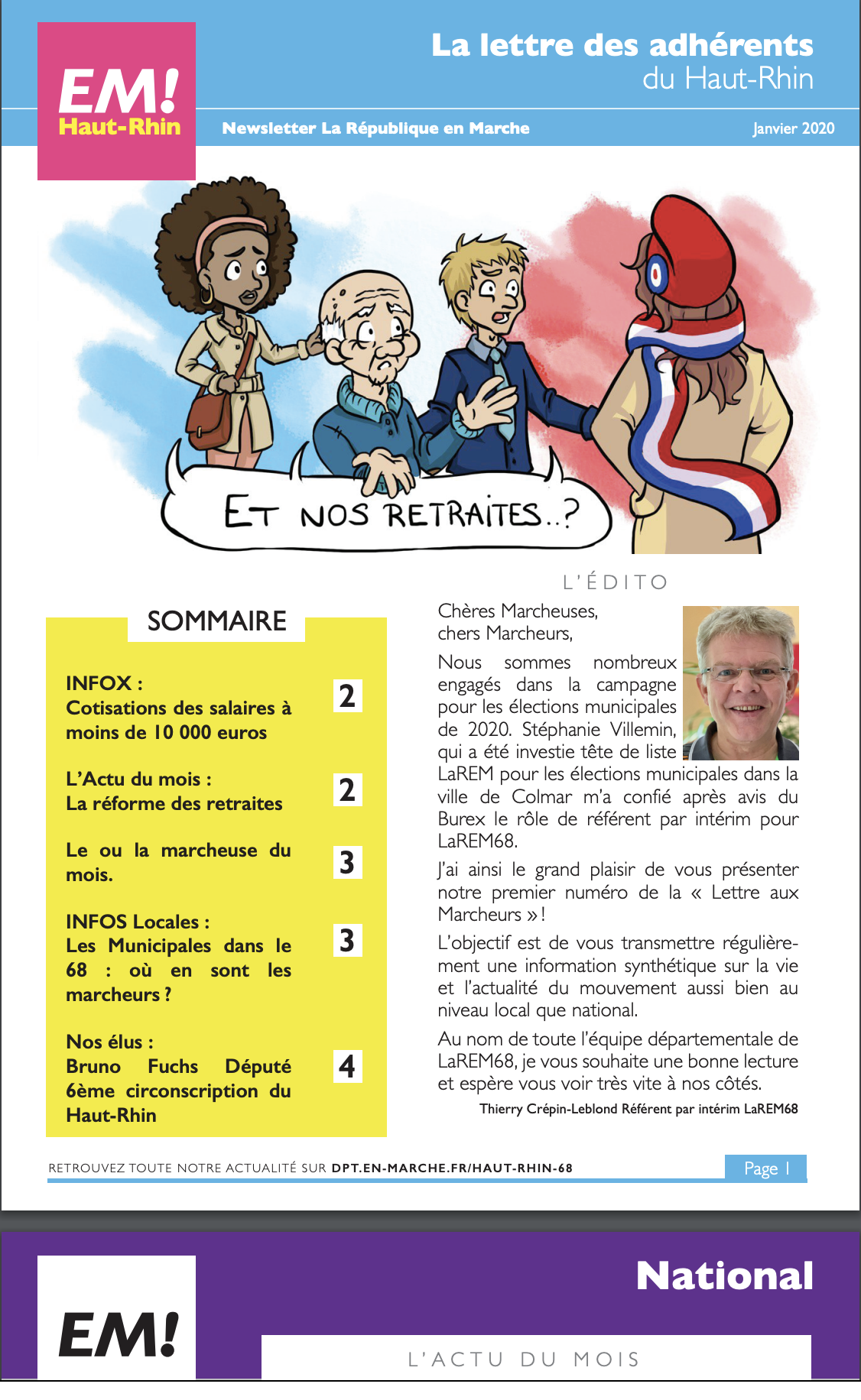 La Newsletter deLaREM68 janvier 2020