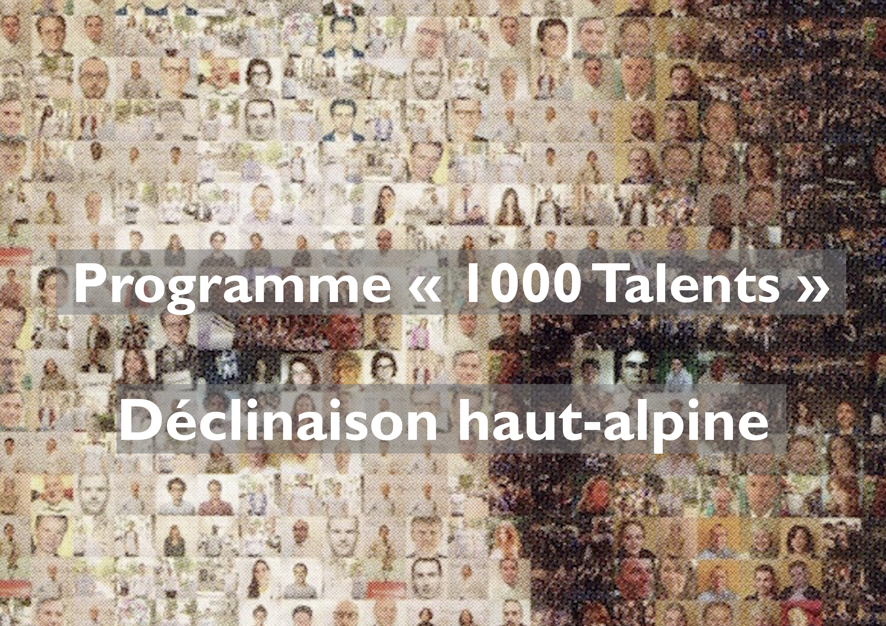 Programme "1000 Talents"