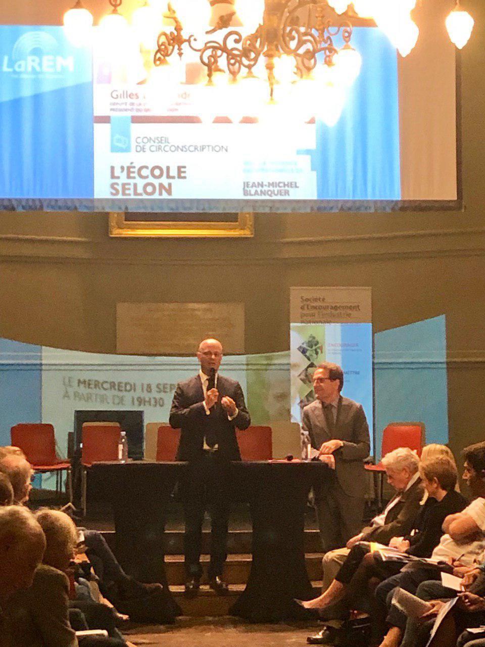 Conseil de circonscription de Gilles LE GENDRE