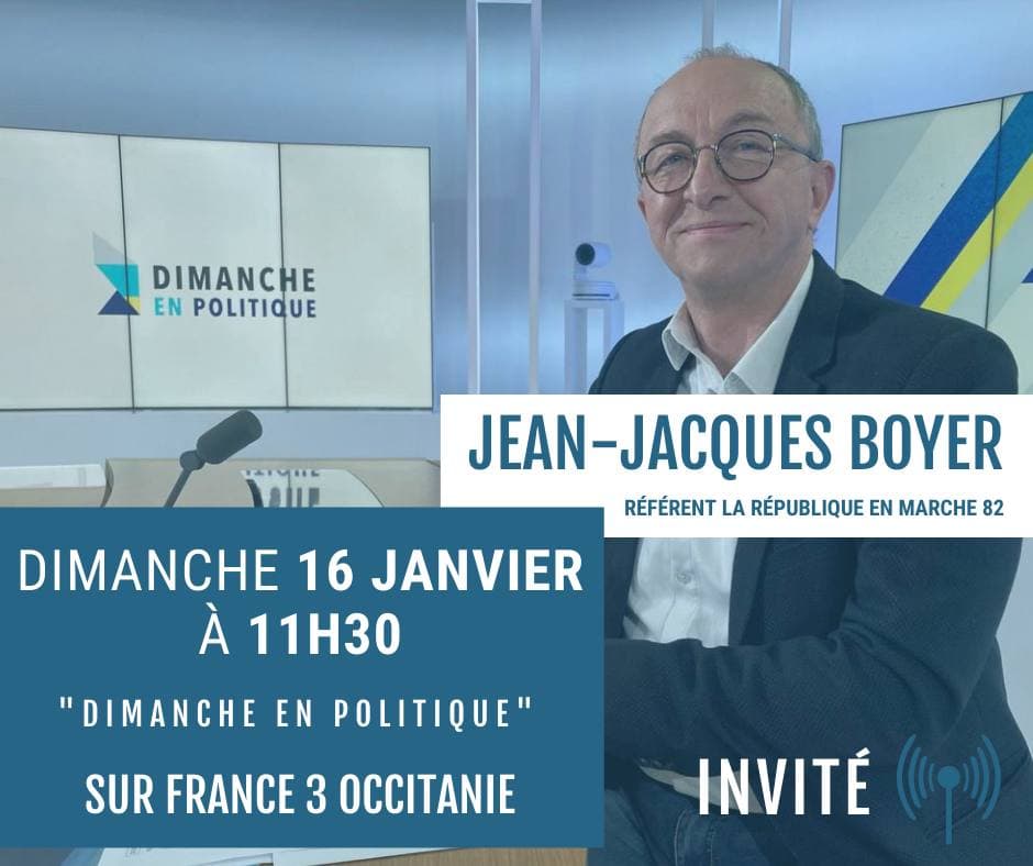 Invité de Dimanche en Politique France 3 Occitanie