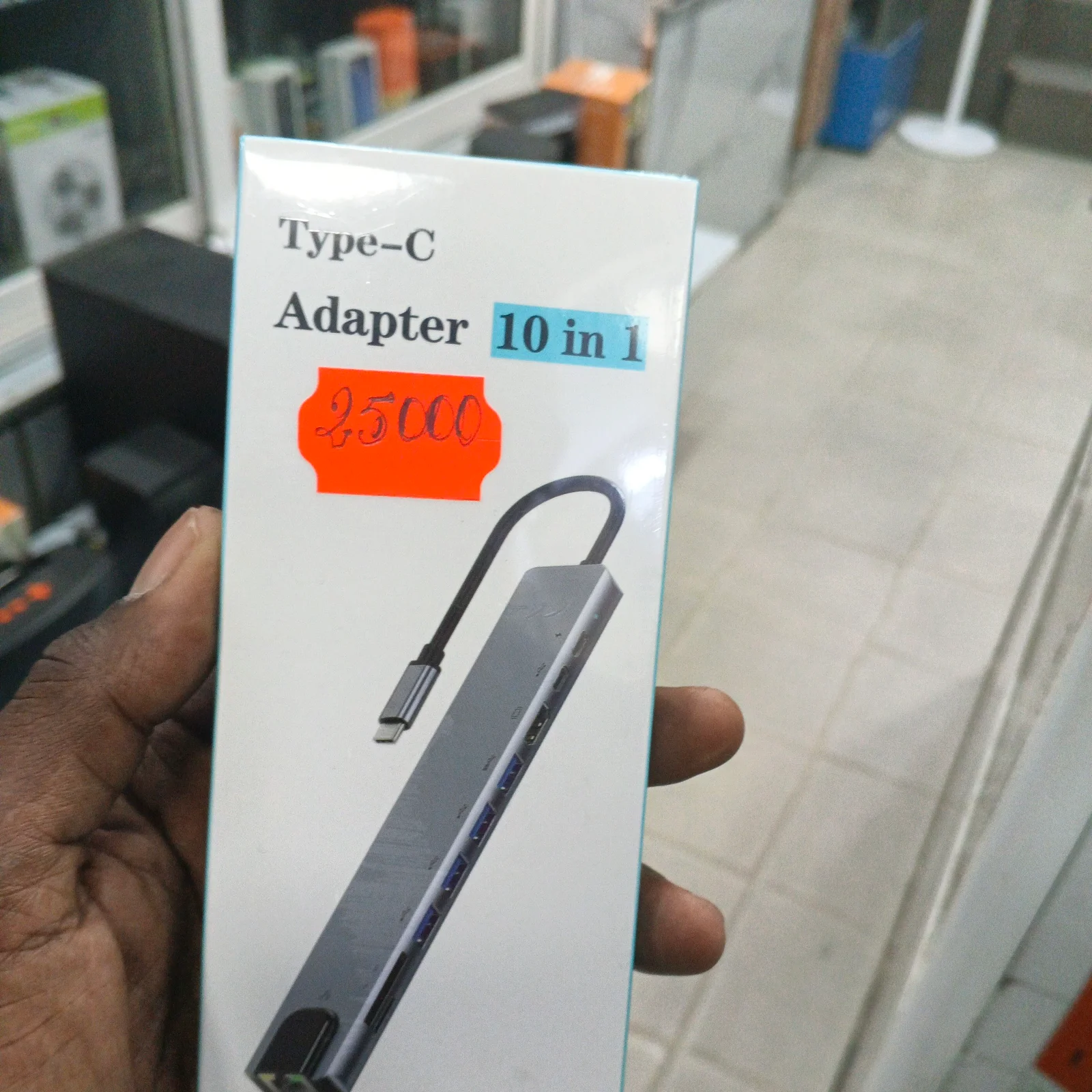 ADAPTATEUR TYPE TO MULTI PORT 10 IN 1 - 3