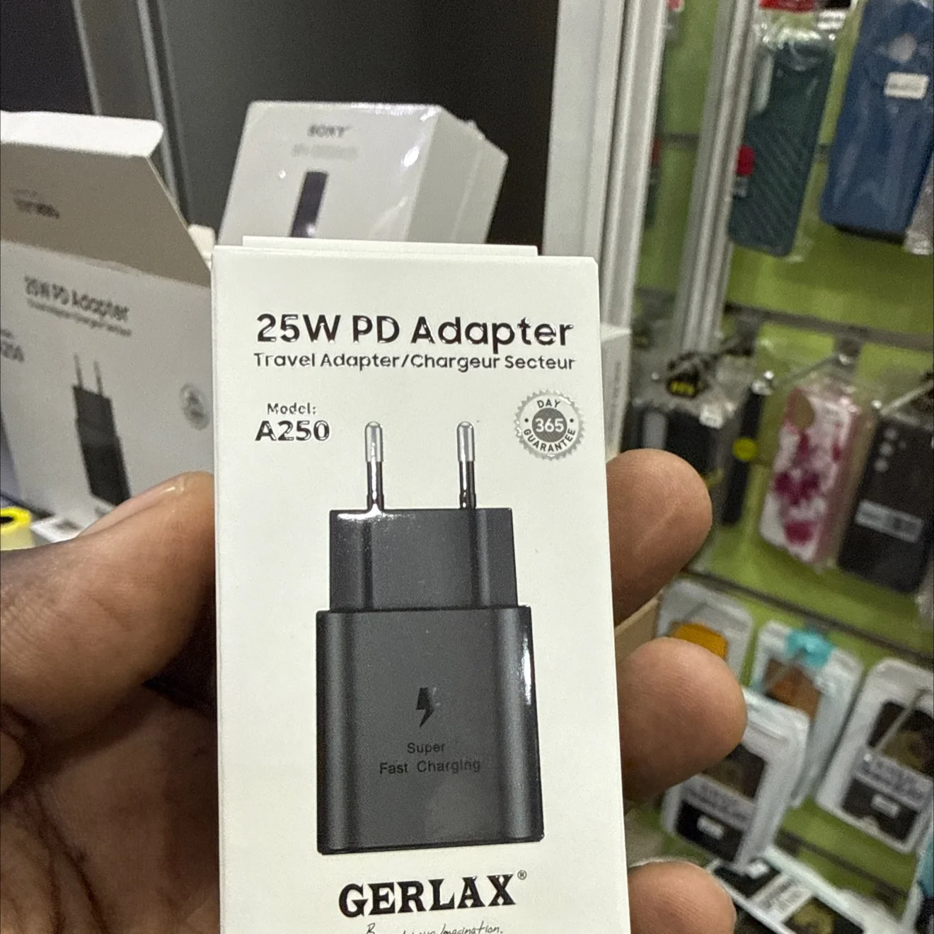 TETE CHARGER GERLAX 25W A250