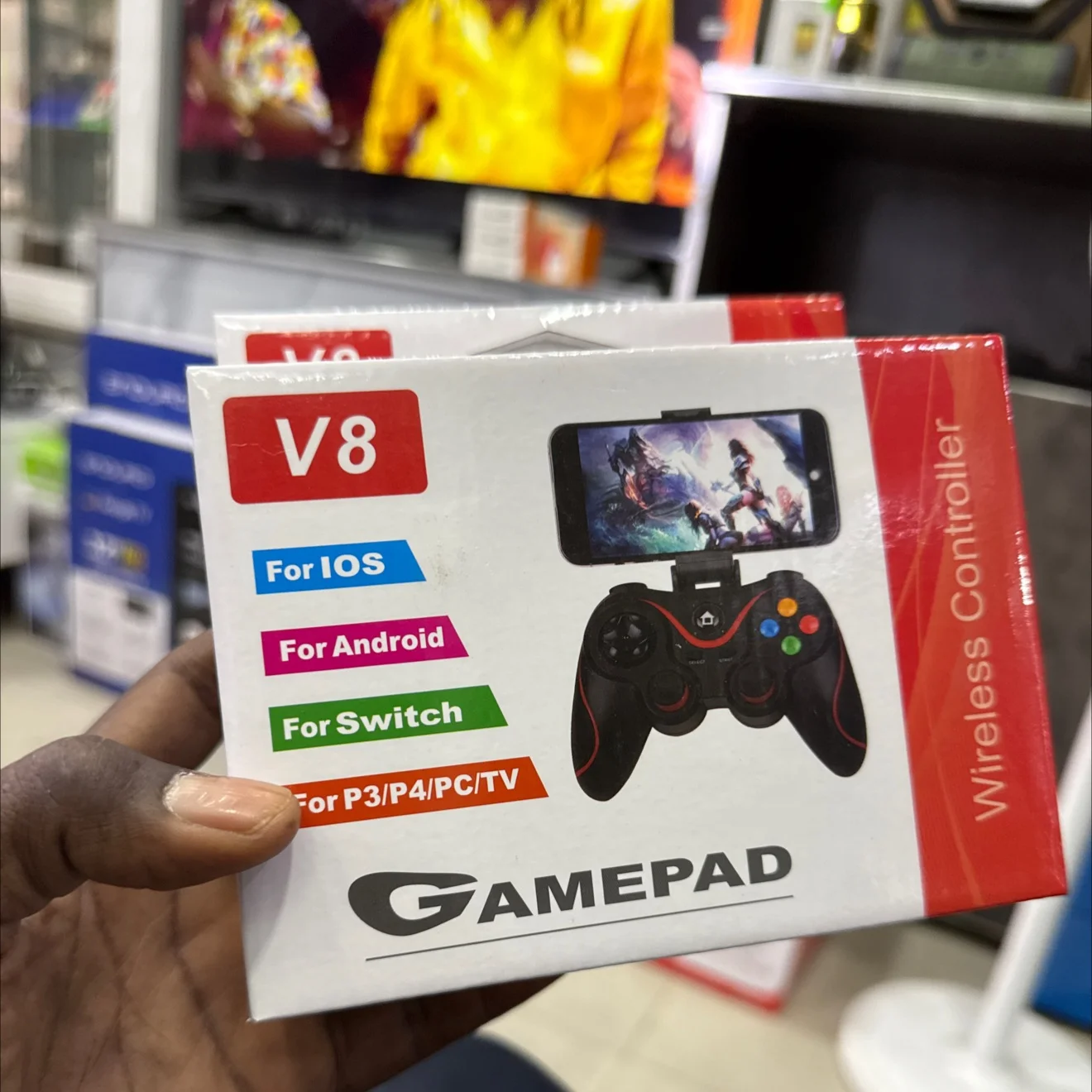 MENETTE DE JEUX GAME PAD V8 POUR TELEPHONE