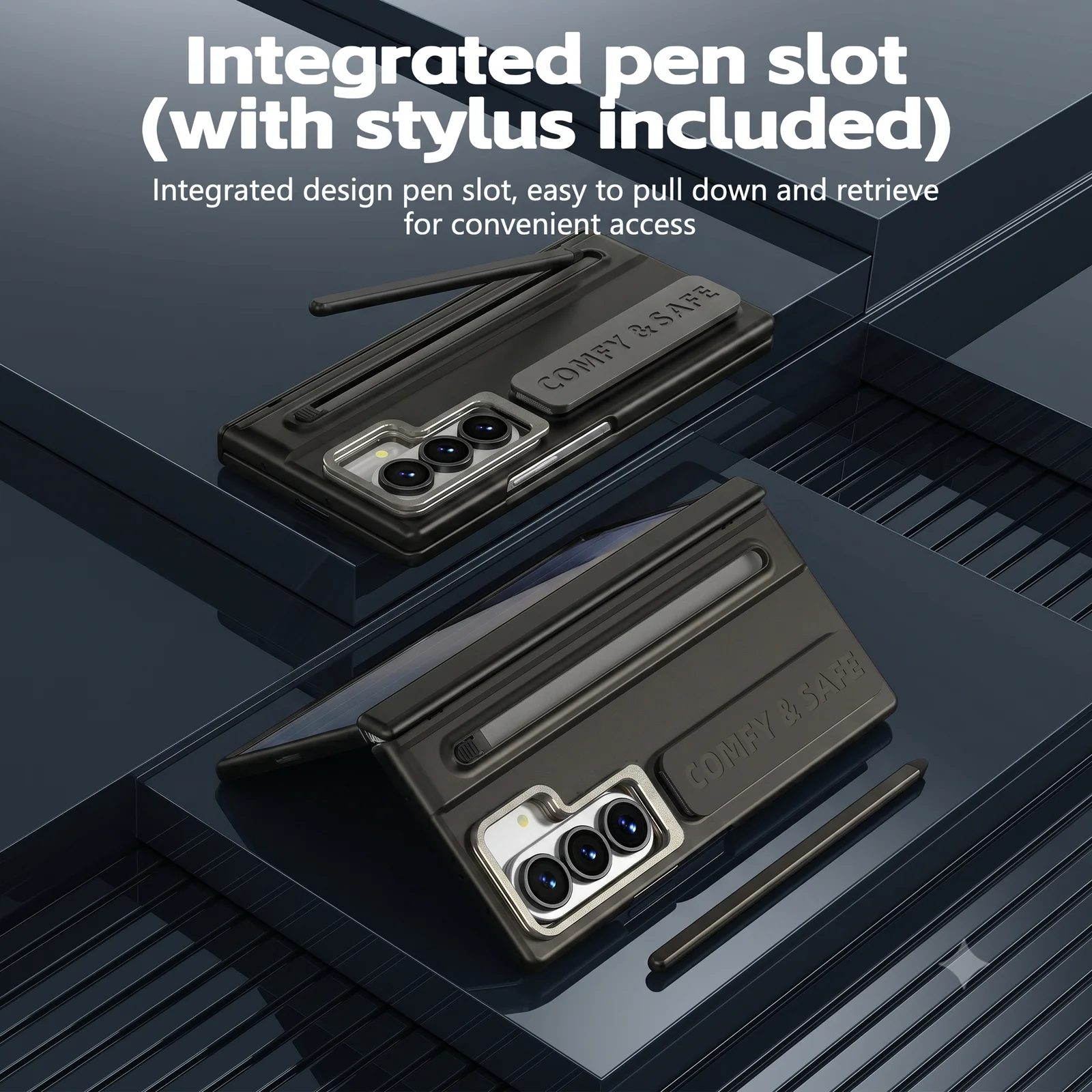 PROTECTION FOLD 7 NOIR AVEC STILET
