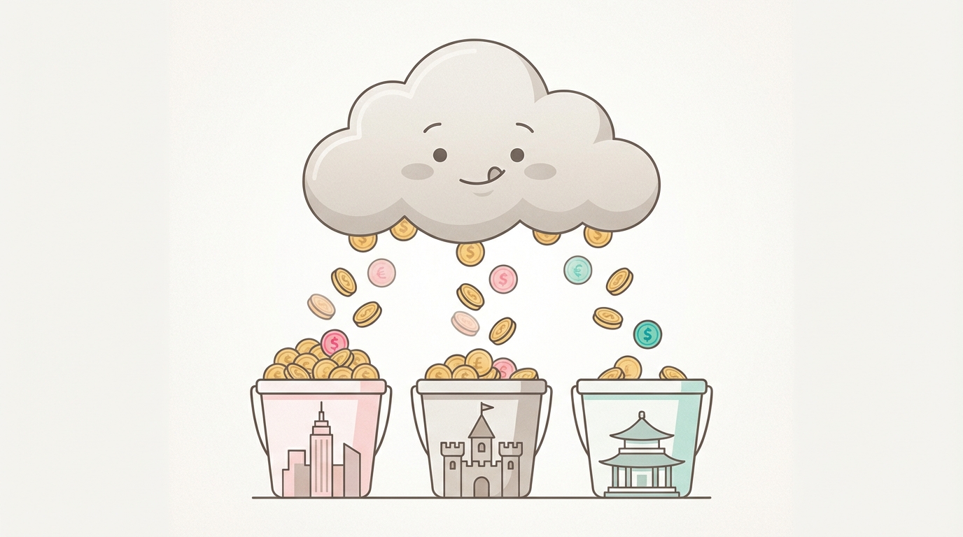 Breaking down Google Cloud costs by location