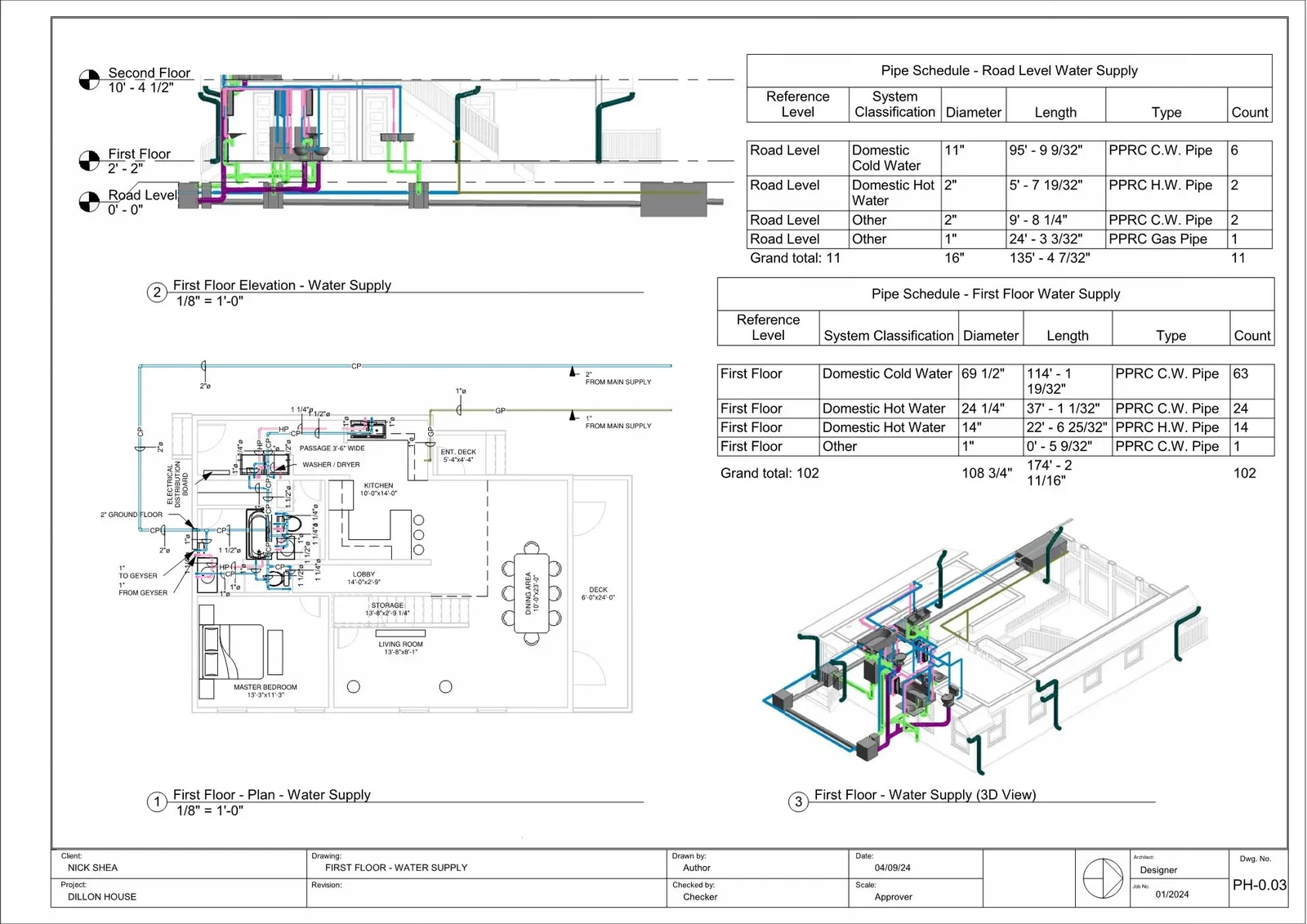 Construction Drawing Set Page 020