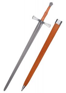 Shrewsbury Mittelalterschwert mit Scheide, 15. Jh., Schaukampfschwert, SK-B Klassse