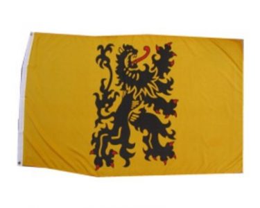 Flagge Belgische Provincie Vlaanderen