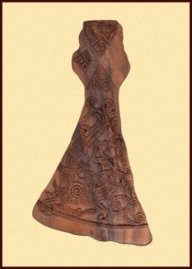 Viking Mammen Axe Houtsnijwerk