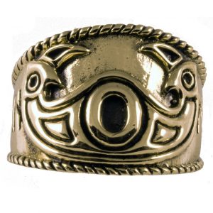 Wikinger Odin Ring Bronze Gross