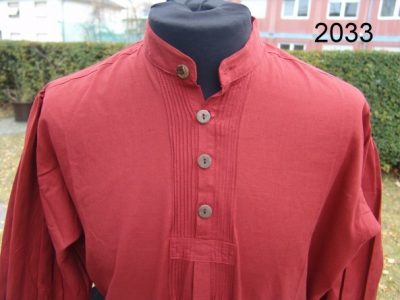 Mittelalter Bluse in Rot