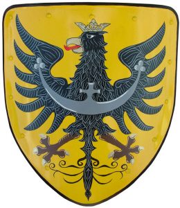 Mittelalterliche Wappenschild - Deko