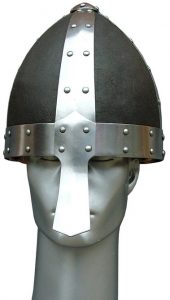 Noorman Helm met leder betrokken