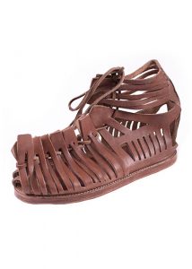 ​Römische Sandalen, Caligae, Braun