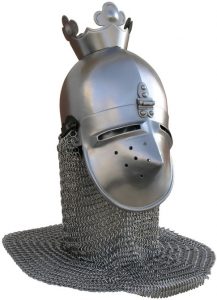 Visierhelm mit oder ohne Kettenkragen