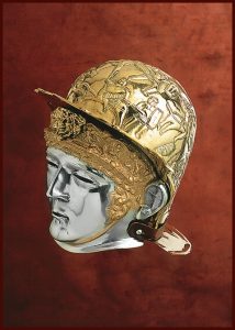 Romeinse Cavaleriehelm, Messing en Staal