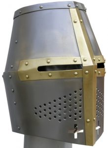 Kreuzeritter Topfhelm