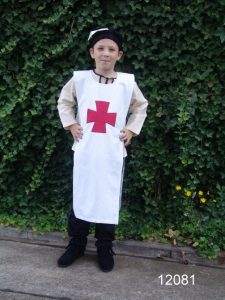 Kinder Wapenrok Wit met Rood Kruis
