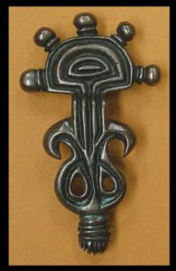 Viking Fibula Great Moravia 9e eeuws in Brons (UITVERKOOP)