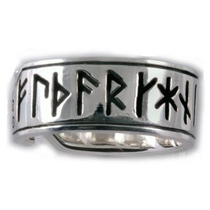 Wikinger Rune Ring Silber Klein