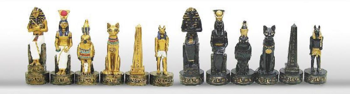 Egypte Schaakfiguren 4.3 cm