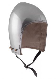 Bascinet helm 14e eeuws