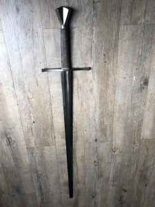 Mittelalter 1.5 hand Schwert, Klasse B mit Stahldrad Handgevest (AUSVERKAUF)