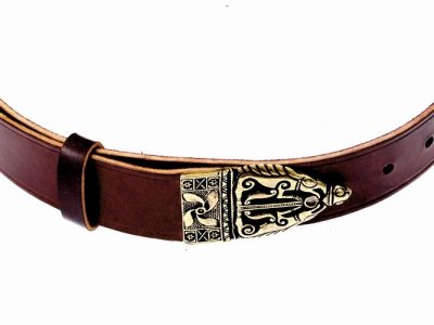 Keltische Riem in Bruin 4 cm Breed