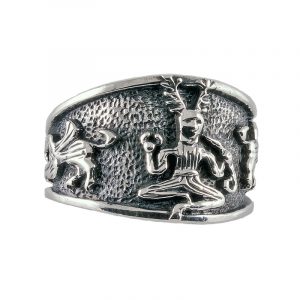Keltische Ring Zilver Groot