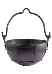 Middeleeuwse Gesmede Ketel, Cauldron, 9 liter