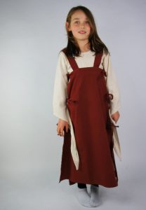 Wikinger Kinder Überkleid in Rood