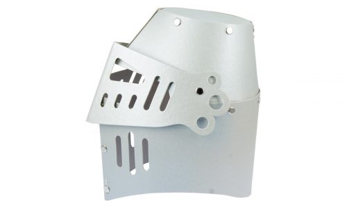 Kinder Ridderhelm met Vizier van Karton in Zilverkleur