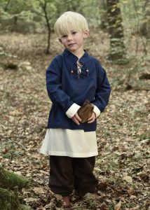 Kinder Blouse in Blauw met lange mouw