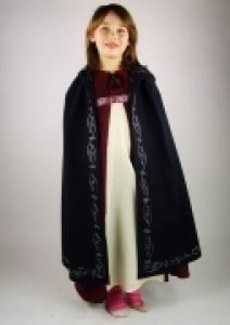 Mittelalter Kinder Cape mit Bordure