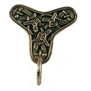 Viking Kleefblad Fibula in Brons