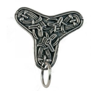 Viking Kleefblad Fibula in Zilver (925er)