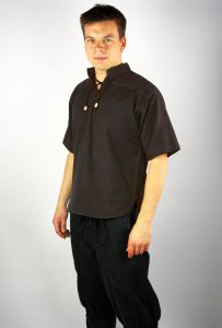 Mittelalter Bluse in Braun