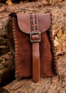 ​​Wildledertasche Merchant Braun