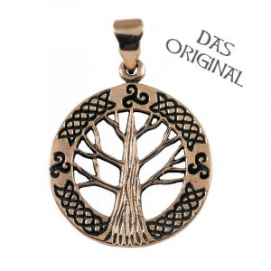 Keltische Levensboom - Yggdrasil Hanger Brons